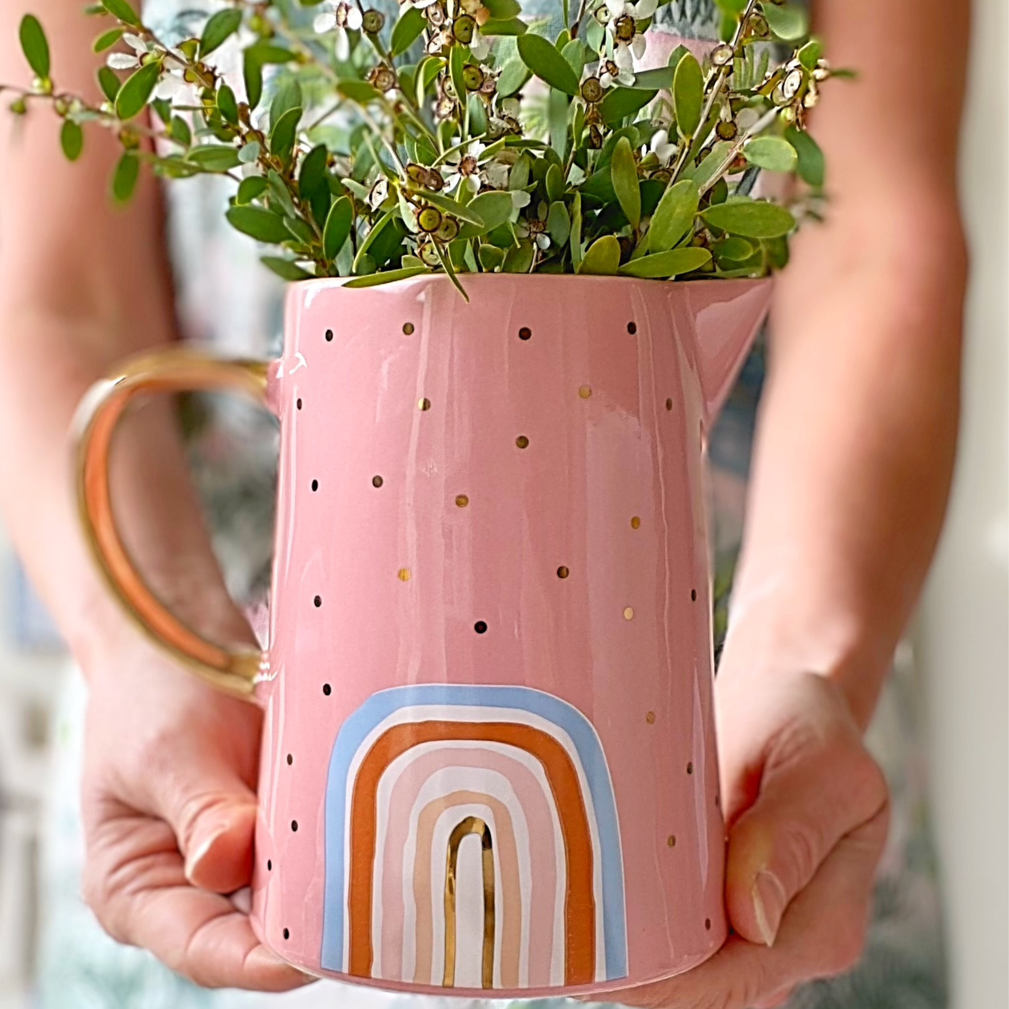 Hope Pink Rainbow Jug