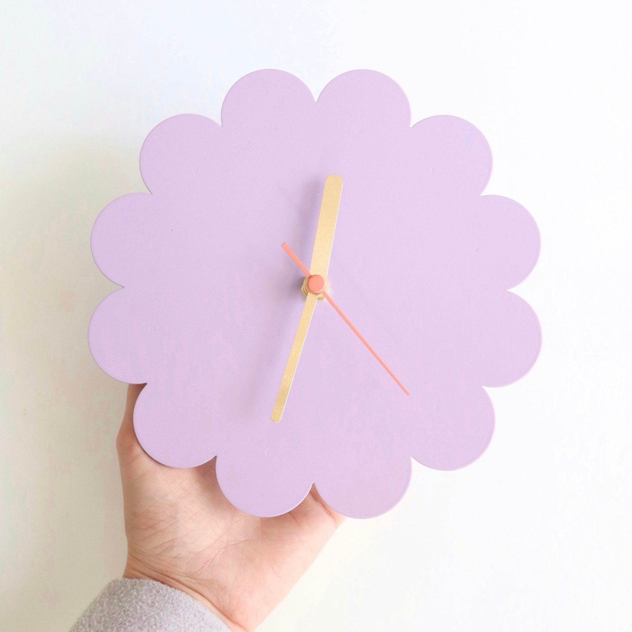 PETAL CLOCK - LILAC