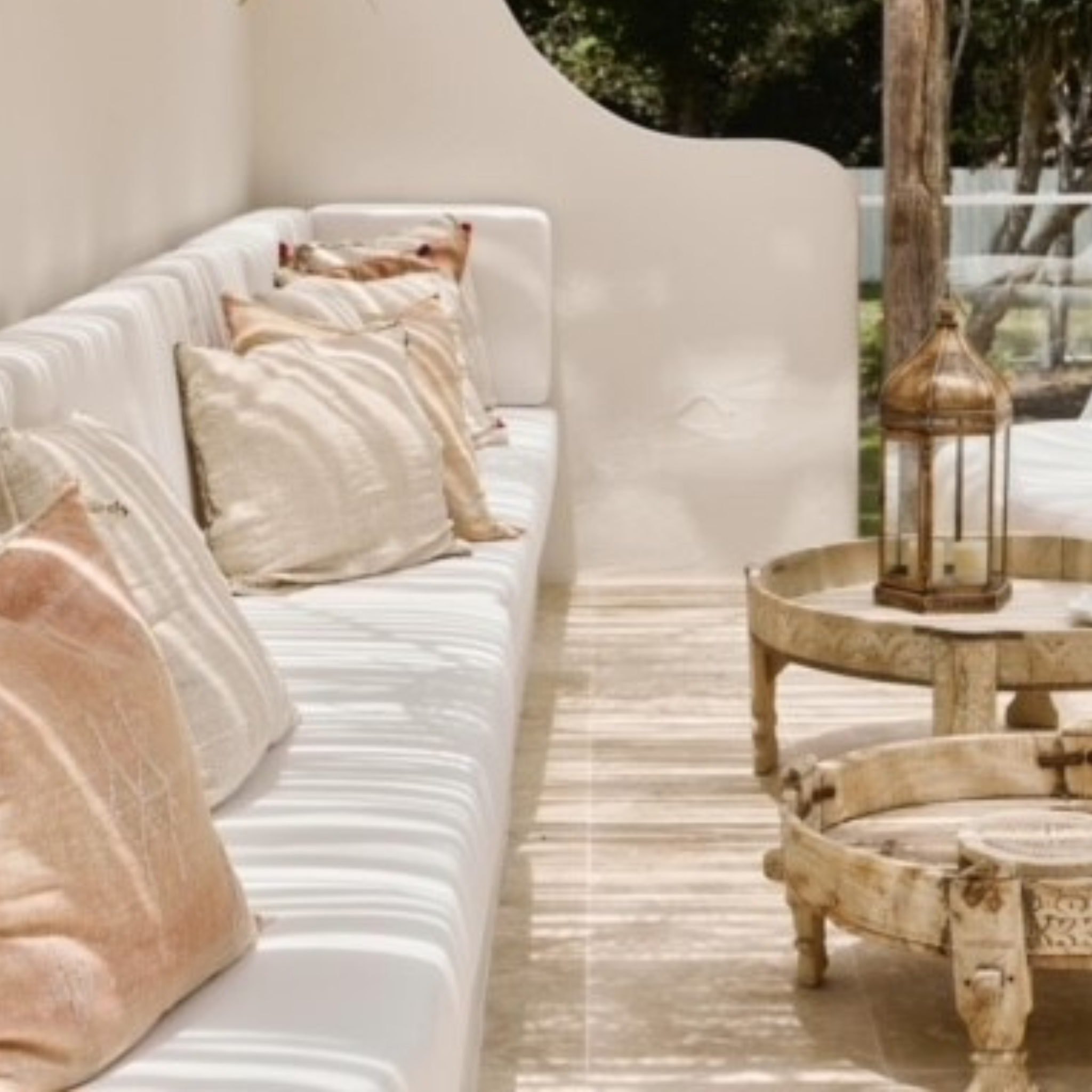 Sana Carved Coffee Table