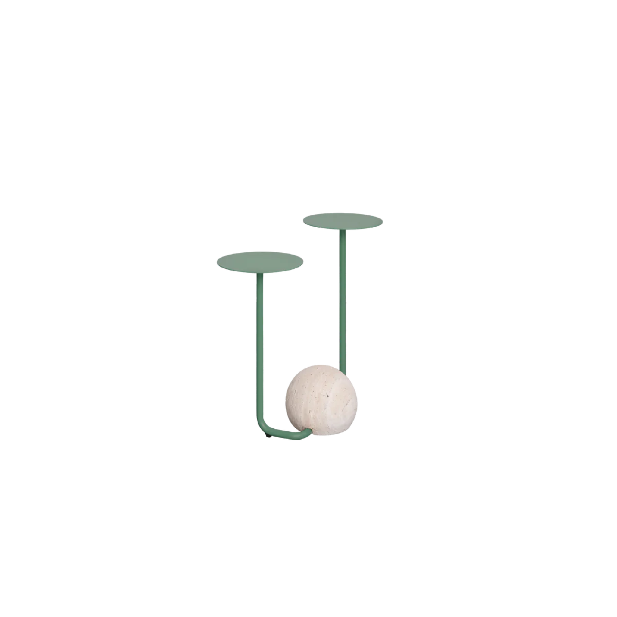 DUET SIDE TABLE - SAGE GREEN