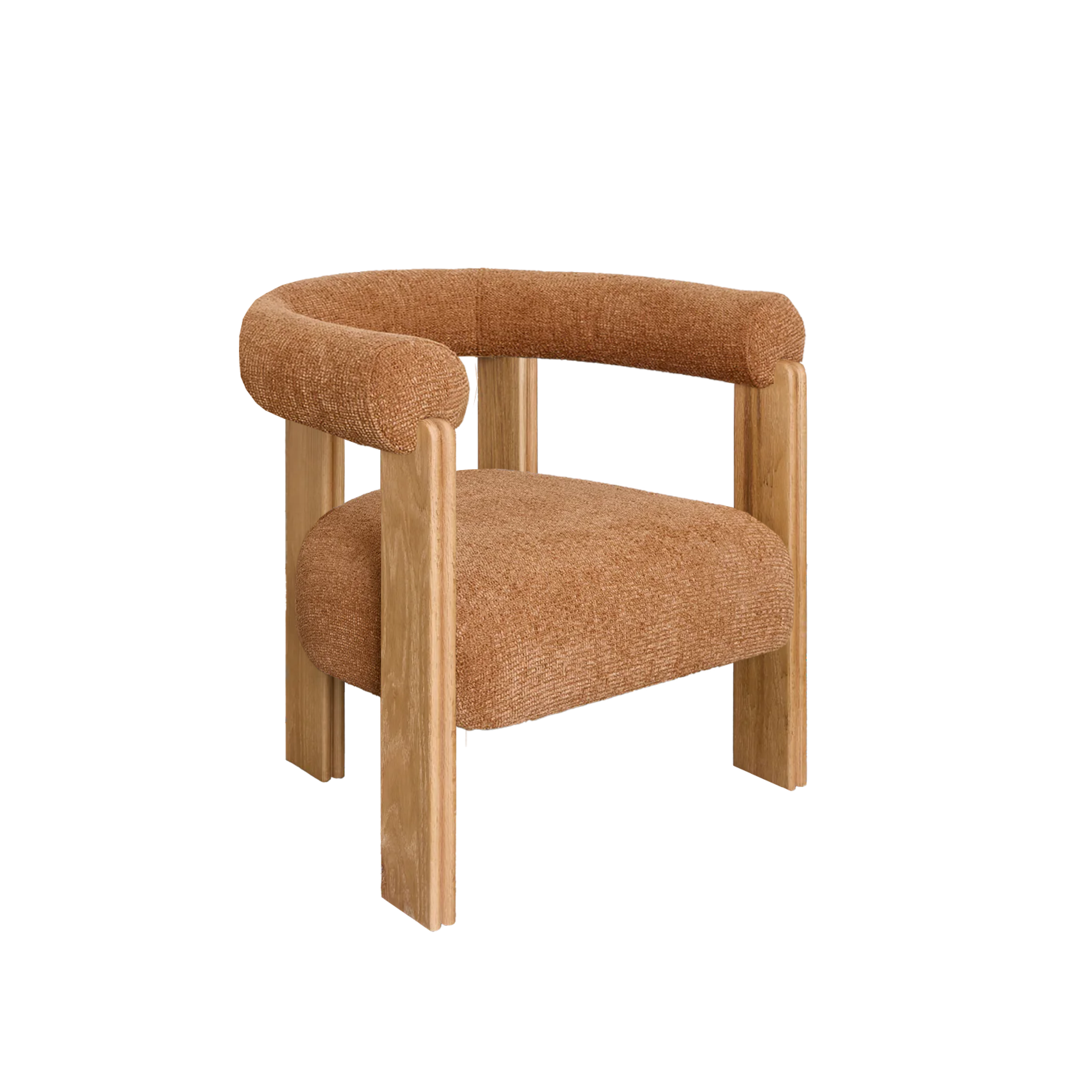 NADINE OCCASIONAL CHAIR - RUST